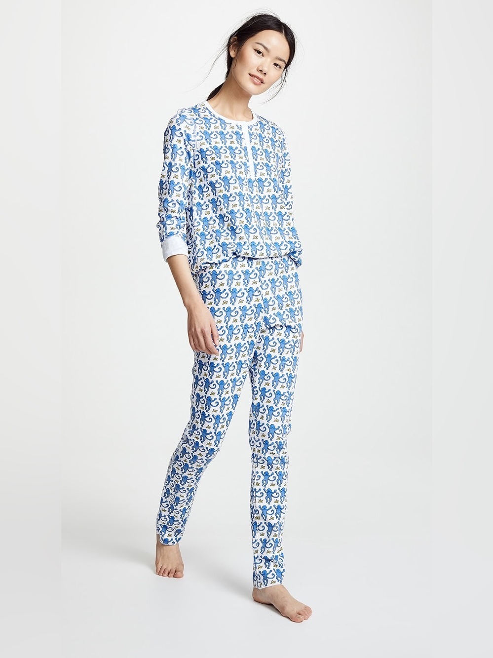 Roller Rabbit Monkey PJ Top - Picture 2 of 5